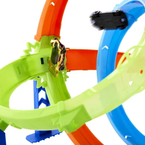 Hot Wheels - Rapid Launch Cyclone - Loop Bane - Stunt Tracks