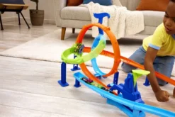 Hot Wheels - Rapid Launch Cyclone - Loop Bane - Stunt Tracks