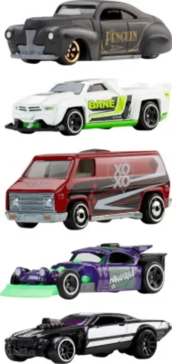 Hot Wheels - Silver Batman 1:64 - 5 Stk