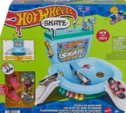 Hot Wheels - Skate Flush & Go Skate Bowl - Mattel Hxl16