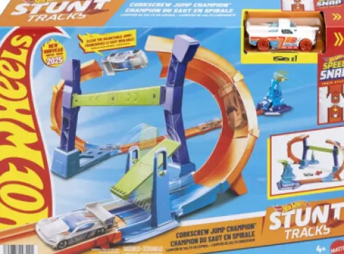 Hot Wheels - Stunt Tracks - Corkscrew Jump Champion