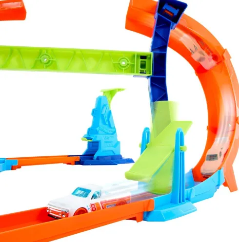 Hot Wheels - Stunt Tracks - Corkscrew Jump Champion
