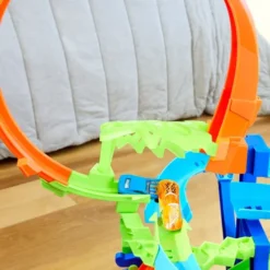 Hot Wheels - Stunt Tracks Mid-Air Crash - Bilbane Inkl. 1 Bil