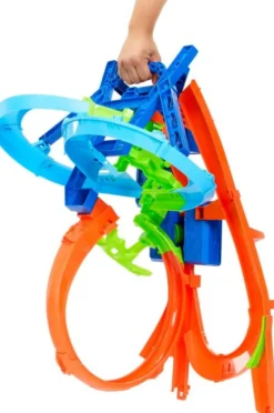 Hot Wheels - Stunt Tracks Mid-Air Crash - Bilbane Inkl. 1 Bil