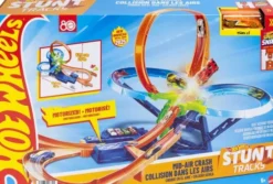 Hot Wheels - Stunt Tracks Mid-Air Crash - Bilbane Inkl. 1 Bil