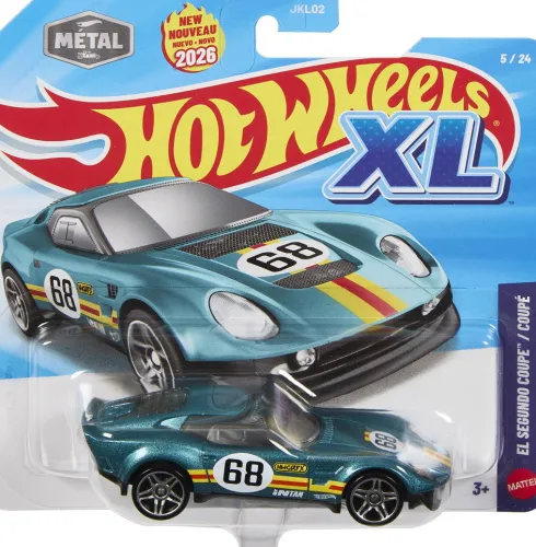 Hot Wheels - Xl Metal Bil - 1:43 - Assorteret - Mattel Jkl02