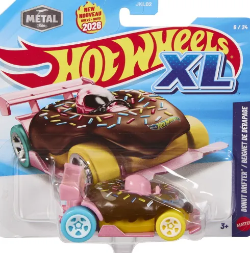 Hot Wheels - Xl Metal Bil - 1:43 - Assorteret - Mattel Jkl02