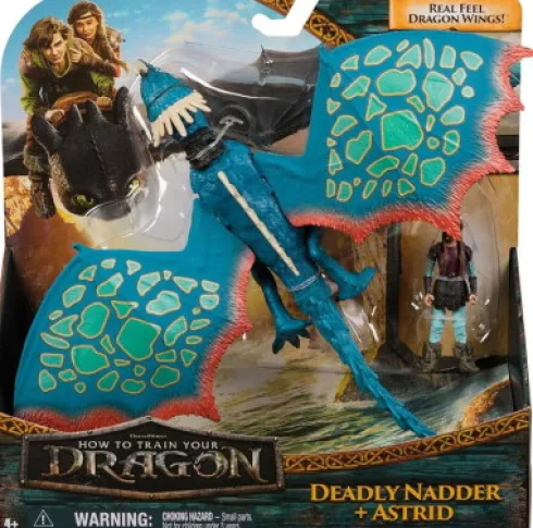 How To Train Your Dragon - Deadly Nadder & Astrid Figur Sæt