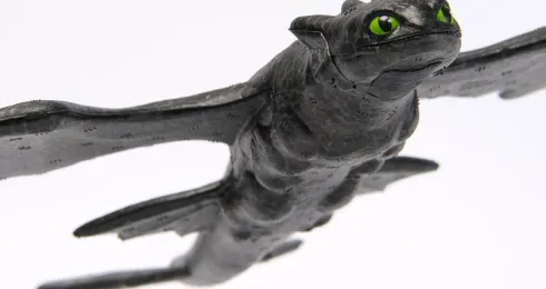 How To Train Your Dragon - Soaring Toothless Drage Figur