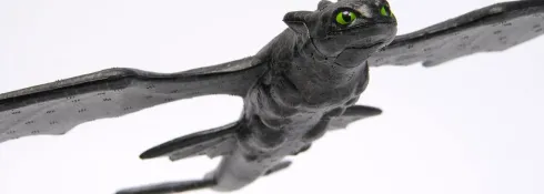 How To Train Your Dragon - Soaring Toothless Drage Figur