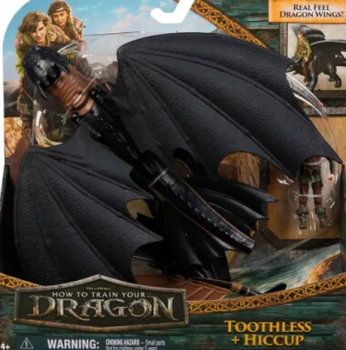 How To Train Your Dragon - Toothless & Hiccup Drage Figur Sæt