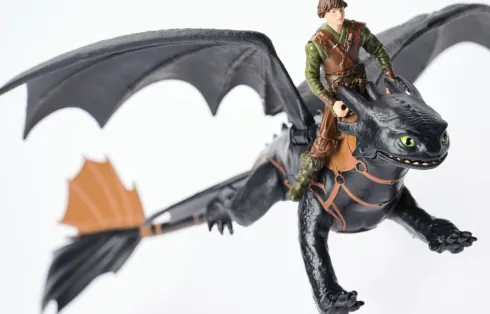 How To Train Your Dragon - Toothless & Hiccup Drage Figur Sæt