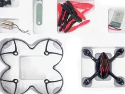 Hubsan - Value Pack Til H107 Camera - Sort Med Røde Striber - H107C-A40