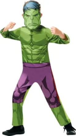 Hulk Kostume Til Børn - Marvel - Rubies - 128 CM