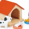 Hundehus Legetøj - Inkl. Hund Og Kat - Mentari