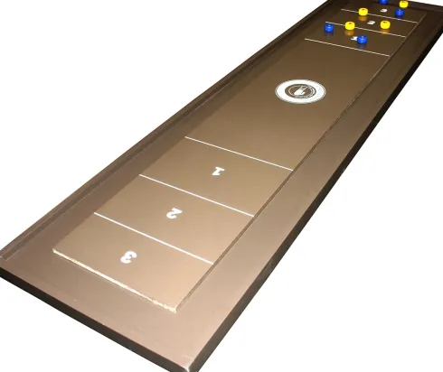 2-I-1 Curling Bordspil Og Shuffleboard