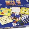 6-I-1 Klassiske Brætspil Med 50 Spil Variationer