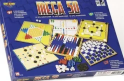 6-I-1 Klassiske Brætspil Med 50 Spil Variationer