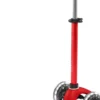 3-I-1 Micro Mini Deluxe - Trehjulet Løbehjul Med Lys - Rød