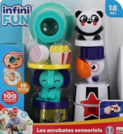 Infinifun Sensory Stack' N Tumble Acrobats