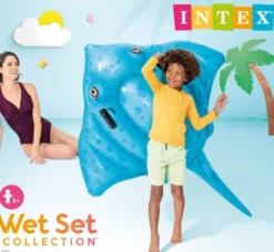 Intex Badedyr - Rokke - Wet Set Collection - Blå - 185X145 CM