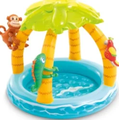 Intex - Tropical Island Babypool - 45L - 102 X 86 CM