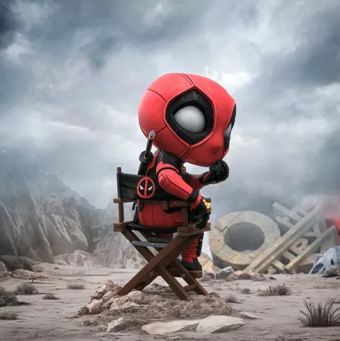 Iron Studios - Minico - Deadpool Figur - Deadpool & Wolverine
