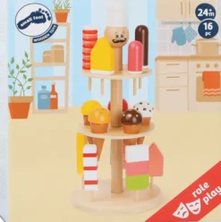Is Legetøj Sæt Med Isvaffel Holder - Luigi - Træ - Small Foot
