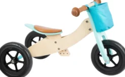 2-I-1 Trehjulet Løbecykel I Træ - 10 Tommer Maxi - Small Foot