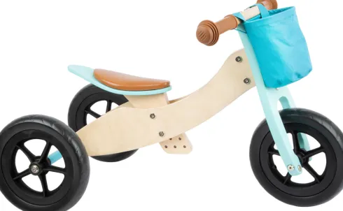 2-I-1 Trehjulet Løbecykel I Træ - 10 Tommer Maxi - Small Foot