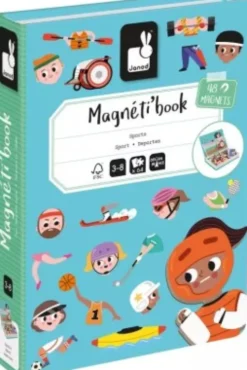 Janod - Magnetbog - Sport - 48 Magneter