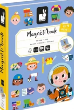 Janod - Magneti Book - Jobs - 48 Magneter Og 16 Kort