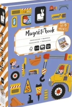 Janod - Magnéti'book - Construction - Magnetbog - 68 Magneter