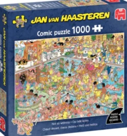 Jan Van Haasteren Puslespil - Not So Wellness - 1000 Brikker