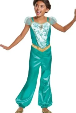 Jasmine Kostume Til Børn - Aladdin - 104 CM