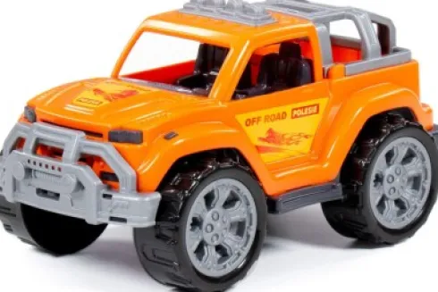 Jeep Legetøjs Bil Til Børn - Polesie - Orange - 27 CM