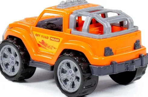 Jeep Legetøjs Bil Til Børn - Polesie - Orange - 27 CM