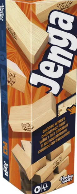 Jenga - Klodsmajor Spil I Træ - Hasbro G1499