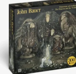 John Bauer - The Princess And The Trolls Puzzle