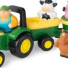 John Deere - Traktor Legetøj Med Dyr Og Lyde