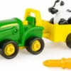 John Deere Traktor Legetøj Med Anhænger - Build A Buddy