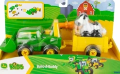 John Deere Traktor Legetøj Med Anhænger - Build A Buddy