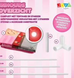 Joya - Fashion Show Tent - Legetelt Med Lys