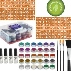 Joya - Xxl Glitter Tattoo Set - Sæt Til Midlertidige Tatoveringer
