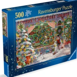 Julepuslespil - Julebutikken - 500 Brikker - Ravensburger