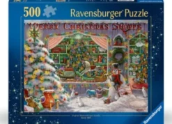 Julepuslespil - Julebutikken - 500 Brikker - Ravensburger