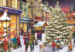 Julepuslespil - Juleby - High Quality - 1000 Brikker