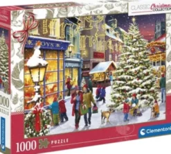Julepuslespil - Juleby - High Quality - 1000 Brikker