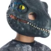 Jurassic World - Velociraptor Maske Til Børn - Bevægelig Kæbe