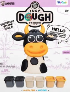 Just Dough - Ko-Karakter Modellervokspakke 6X57G